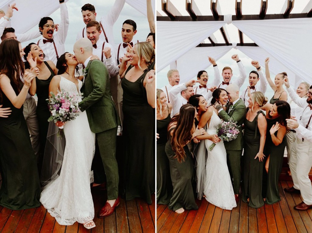 Couples enjoying our special moments with our family and friends and wedding photographer capture beautiful moment in Los Angeles